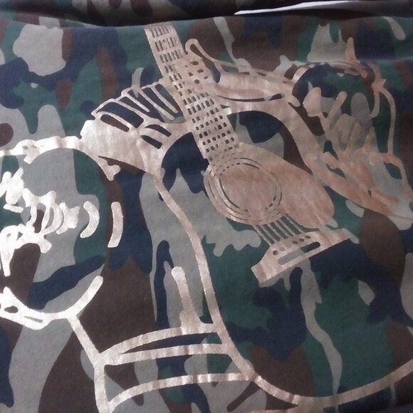 True Religion Budda Camo Zip-up Hoddie Sweatjacket sz small or boy/girl - Picture 5 of 7